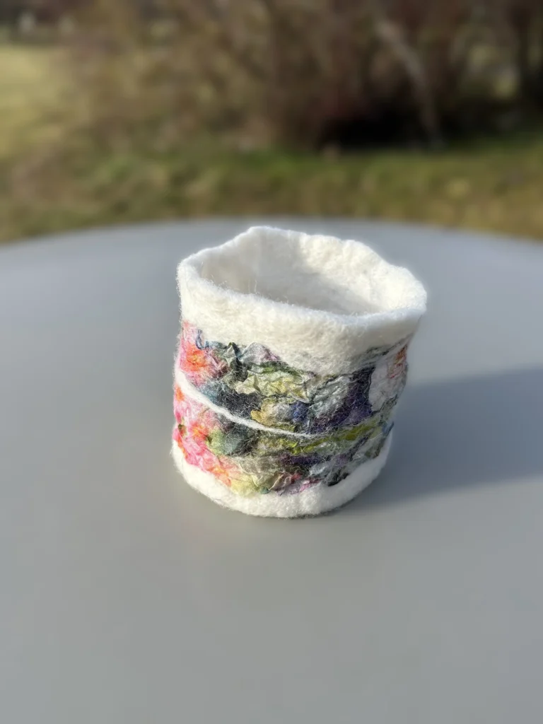 Nos produits 3 Bracelet laine et soie