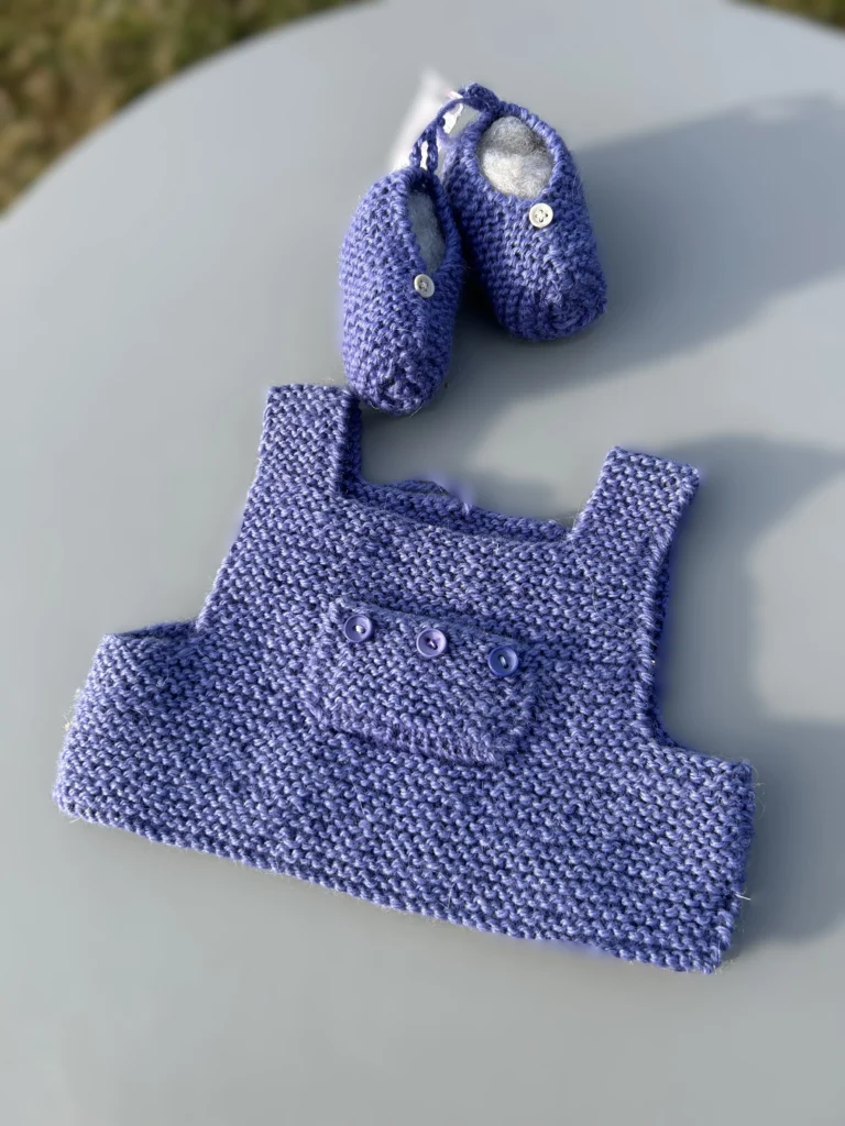 Nos produits 5 Ensemble bébé tricoté